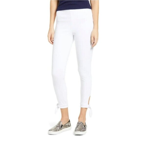 Lysse Woman's Sz s Dela Tie Crop Legging in White - Picture 1 of 10